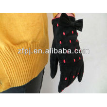 Fashion Ladies Hands Warmers Hands Protector Handmade Suede Gloves